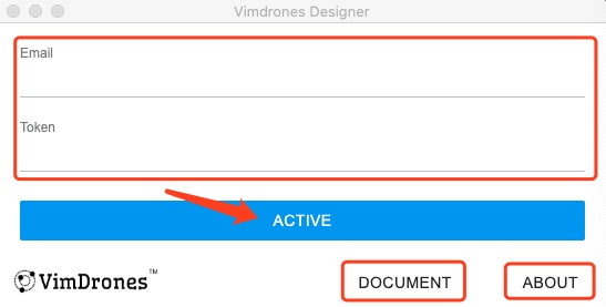 Vimdrones Designer Active License